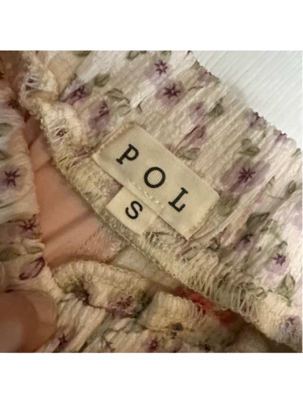 POL Pink Floral Patchwork Harem Pants S - Picture 6 of 6